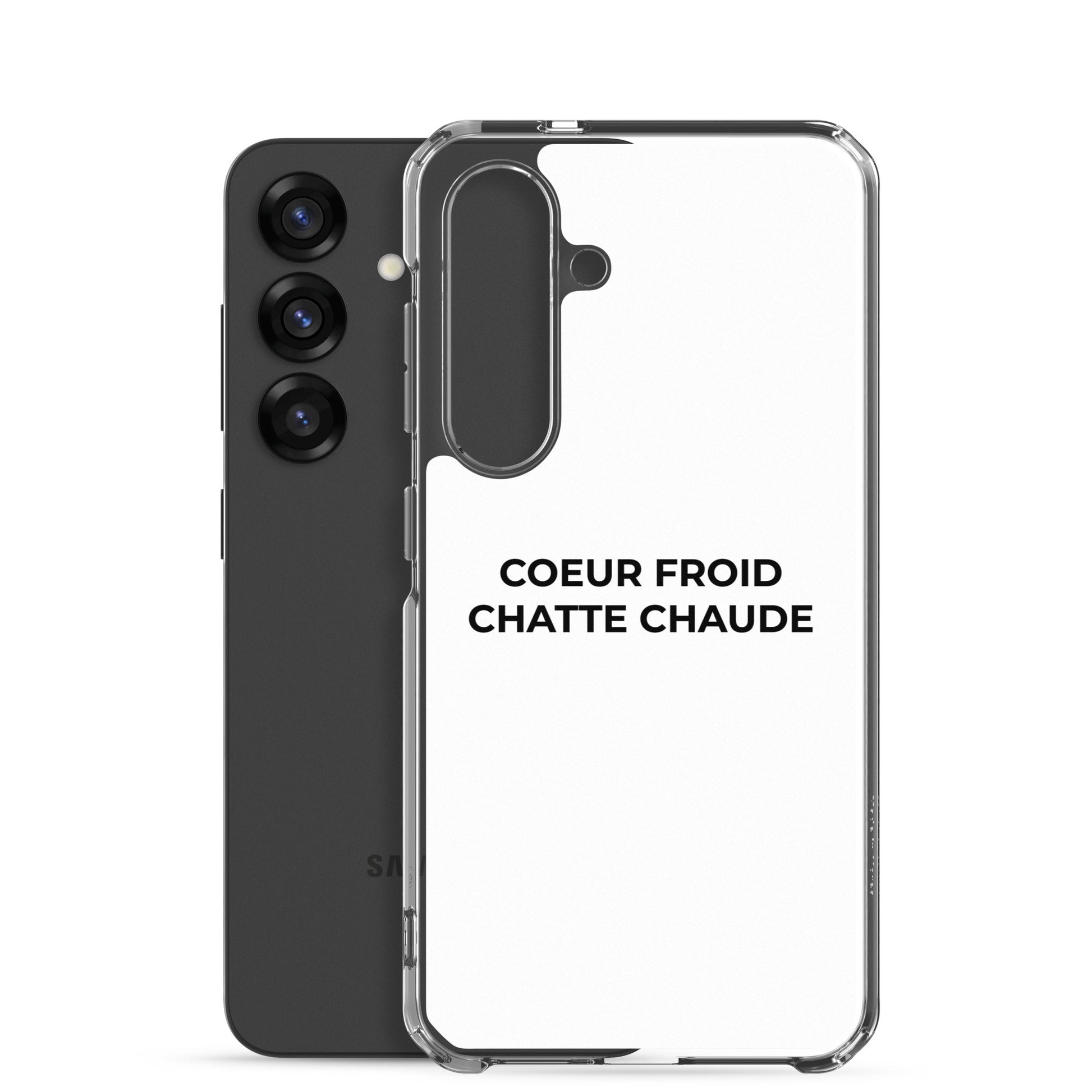 Coque Samsung Cœur froid chatte chaude - Sedurro