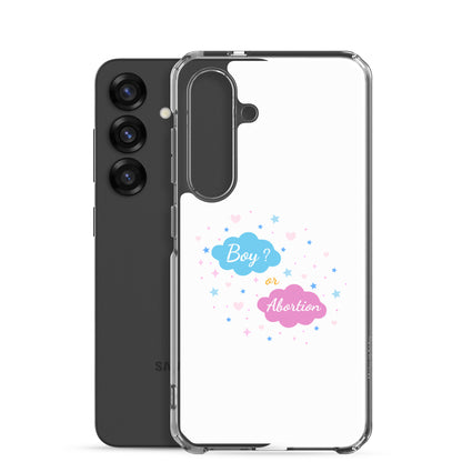 Coque Samsung Boy or abortion gender reveal - Sedurro