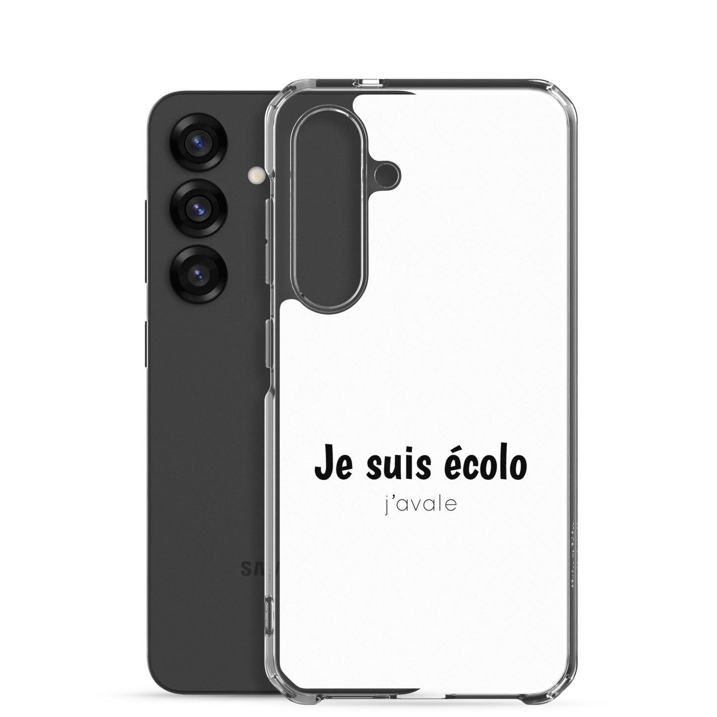 Coque Samsung Je suis écolo j'avale - Sedurro