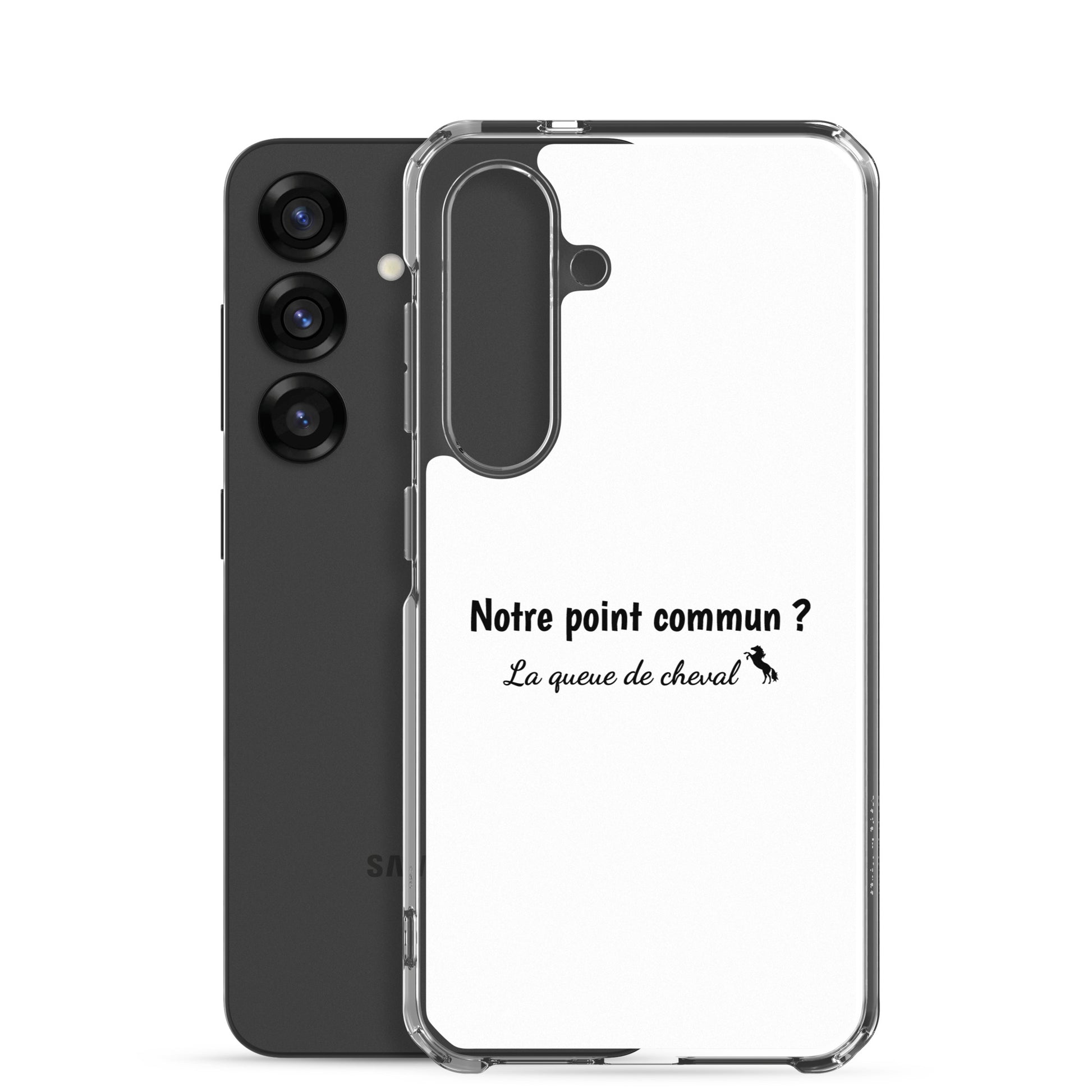 Coque Samsung Notre point commun la queue de cheval - Sedurro