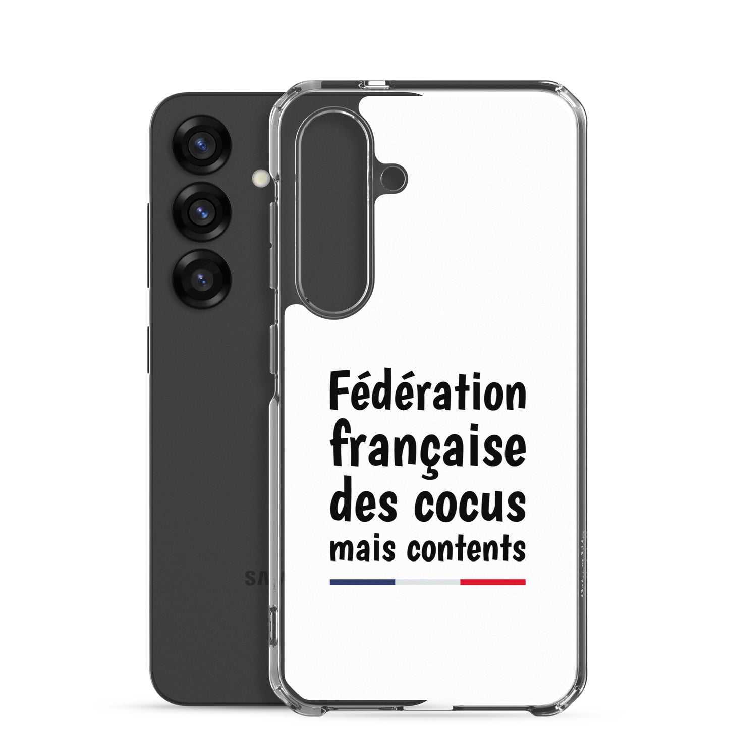Coque Samsung Fédération française des cocus mais contents - Sedurro