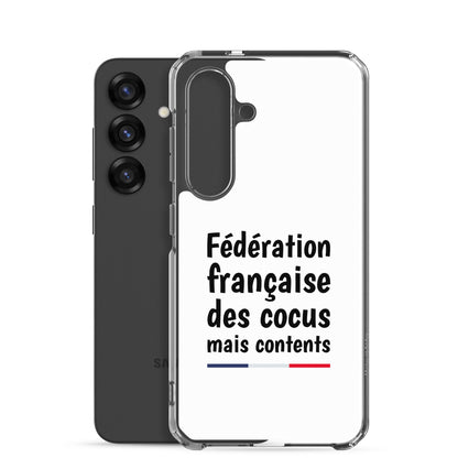 Coque Samsung Fédération française des cocus mais contents - Sedurro