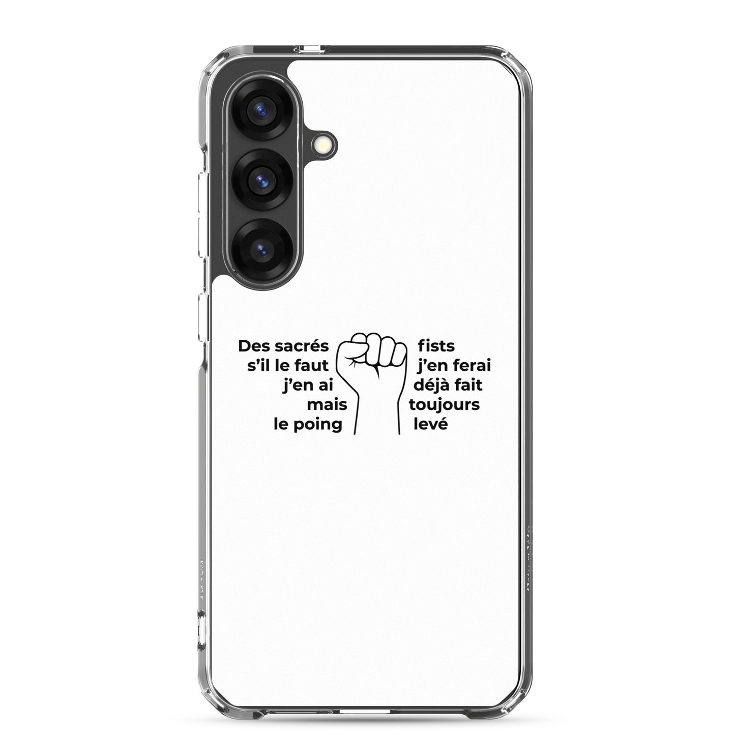 Coque Samsung Paroles des sacrés fists toujours le poing levé - Sedurro