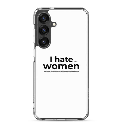 Coque Samsung Feminist I hate women - Sedurro