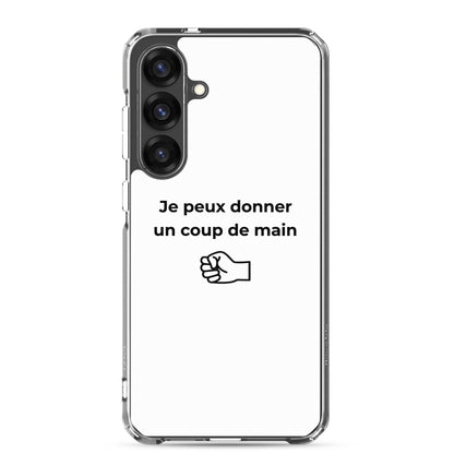 Coque Samsung Je peux donner un coup de main fist - Sedurro