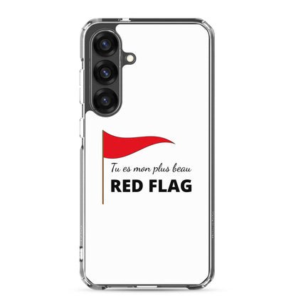 Coque Samsung Tu es mon plus beau red flag - Sedurro