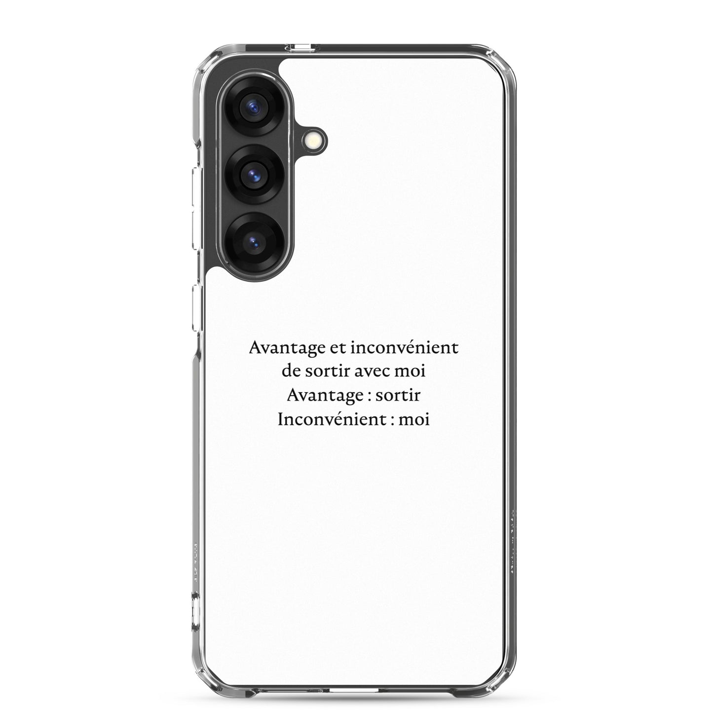 Coque Samsung Avantage et inconvénient de sortir avec moi - Sedurro