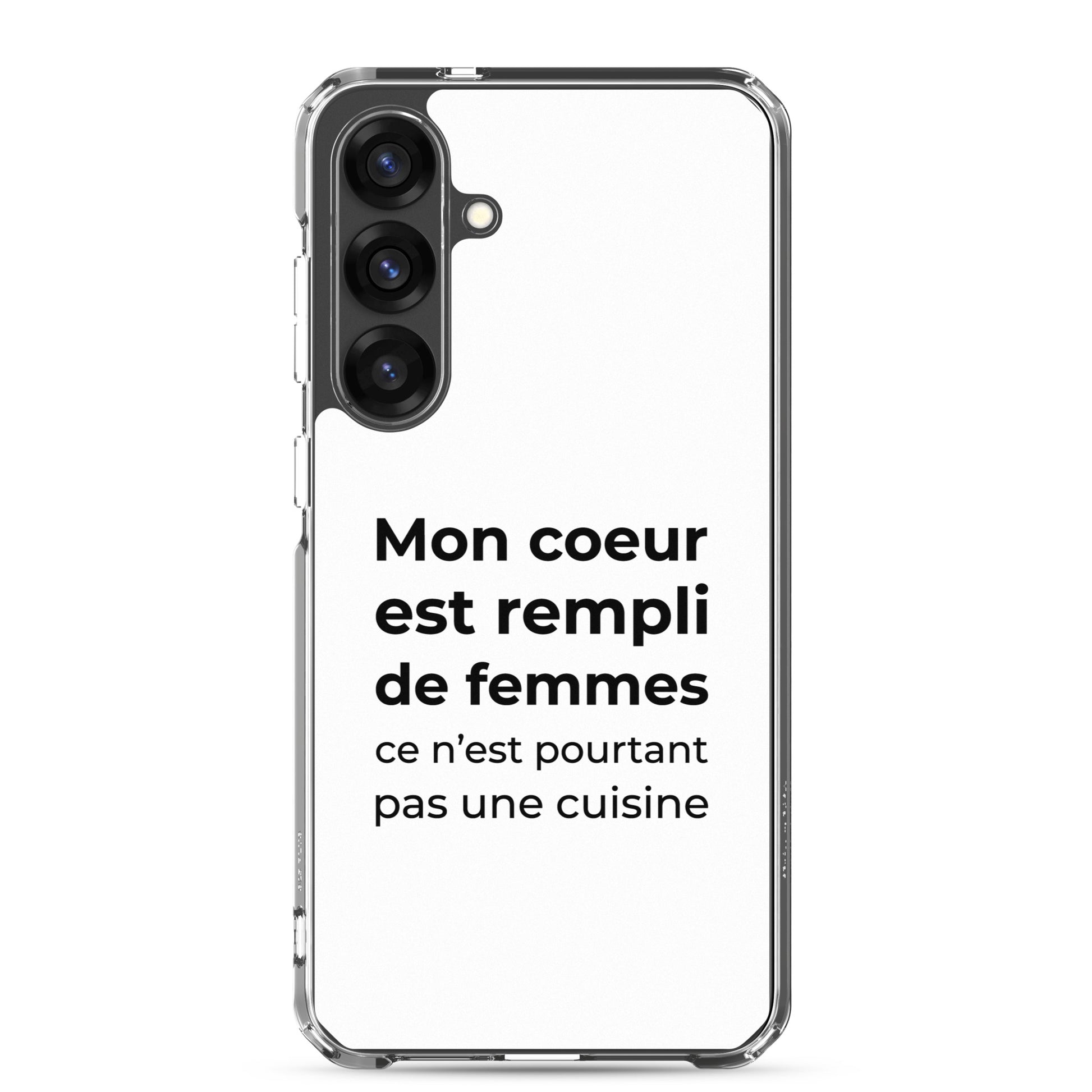 Coque Samsung Mon cœur est rempli de femmes ce n'est pourtant pas une cuisine - Sedurro