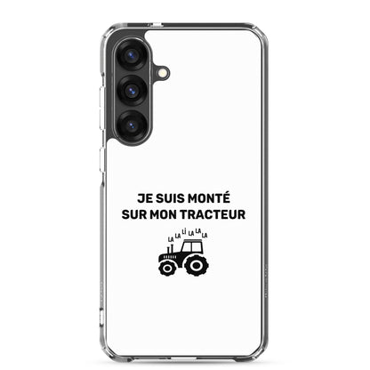 Coque Samsung Je suis monté sur mon tracteur - Sedurro