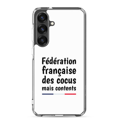 Coque Samsung Fédération française des cocus mais contents - Sedurro