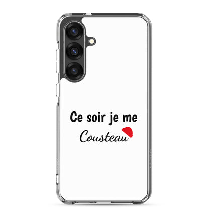 Coque Samsung Ce soir je me cousteau - Sedurro