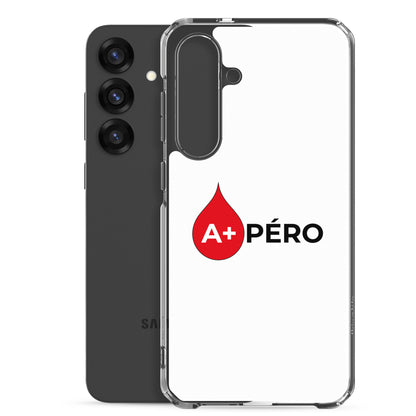 Coque Samsung Apéro groupe sanguin A+ - Sedurro