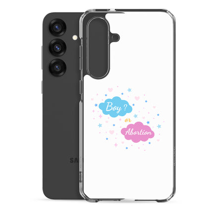 Coque Samsung Boy or abortion gender reveal - Sedurro
