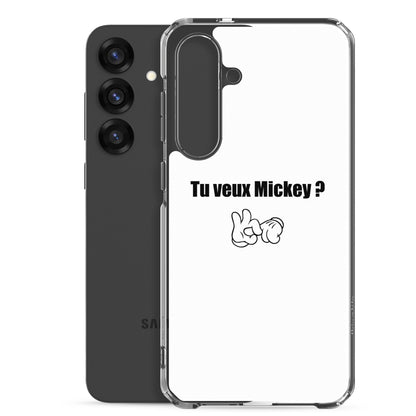 Coque Samsung Tu veux Mickey - Sedurro