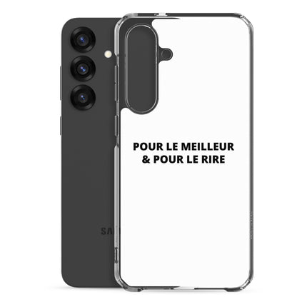 Coque Samsung Pour le meilleur et pour le rire - Sedurro