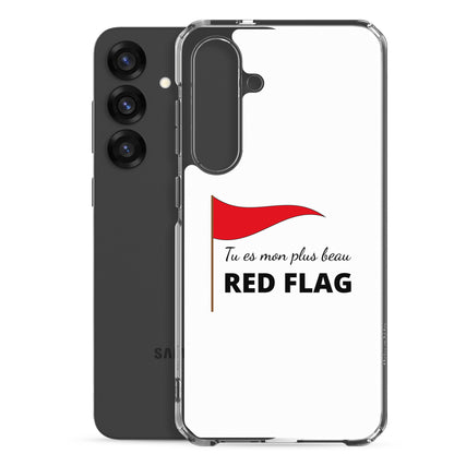 Coque Samsung Tu es mon plus beau red flag - Sedurro