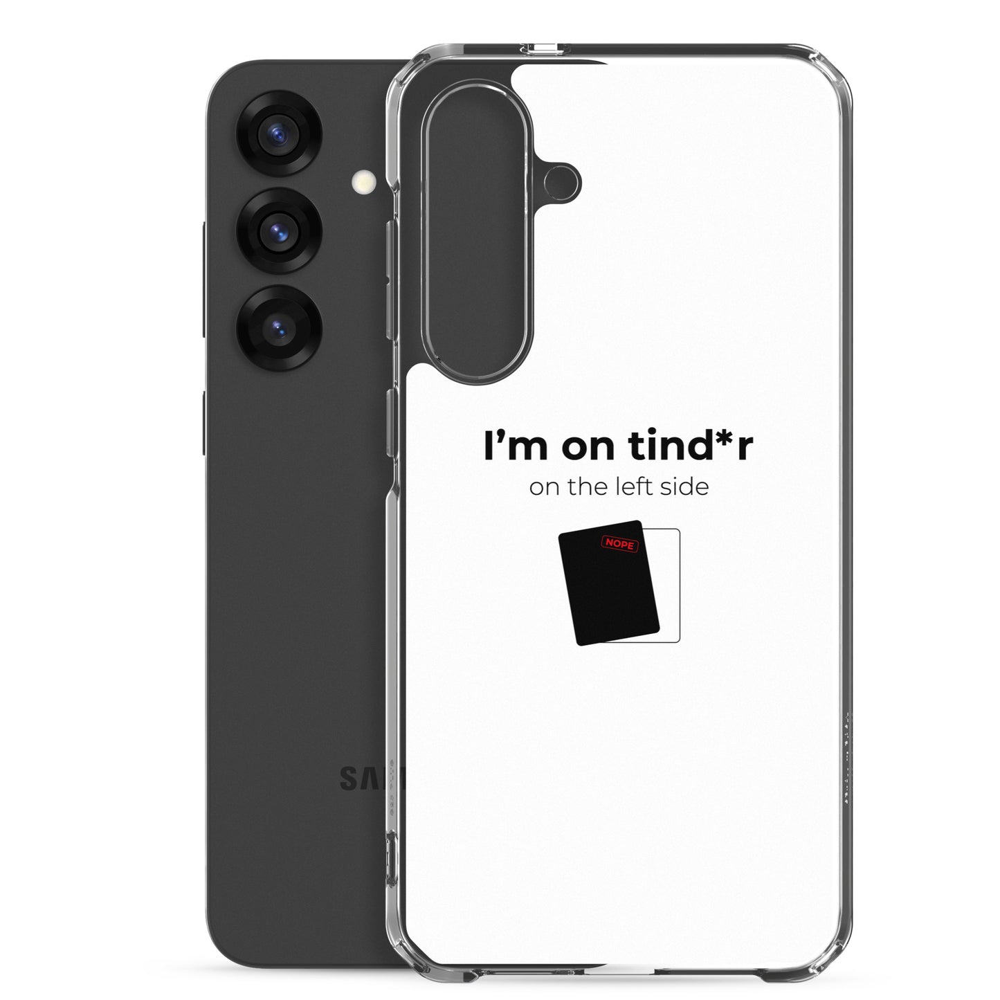 Coque Samsung I'm on tind*r on the left side - Sedurro