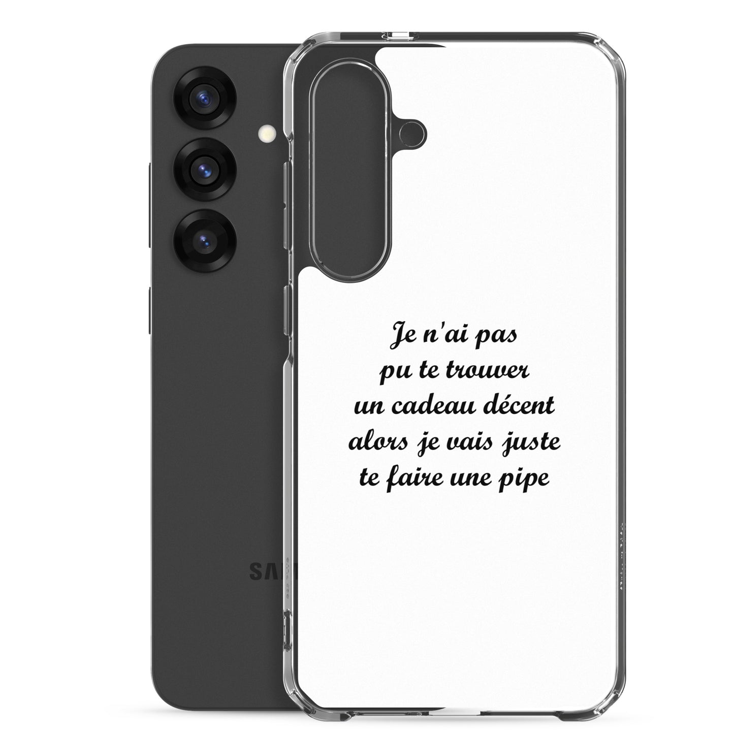 Coque Samsung Je n'ai pas pu te trouver un cadeau décent alors je vais juste te faire une pipe - Sedurro