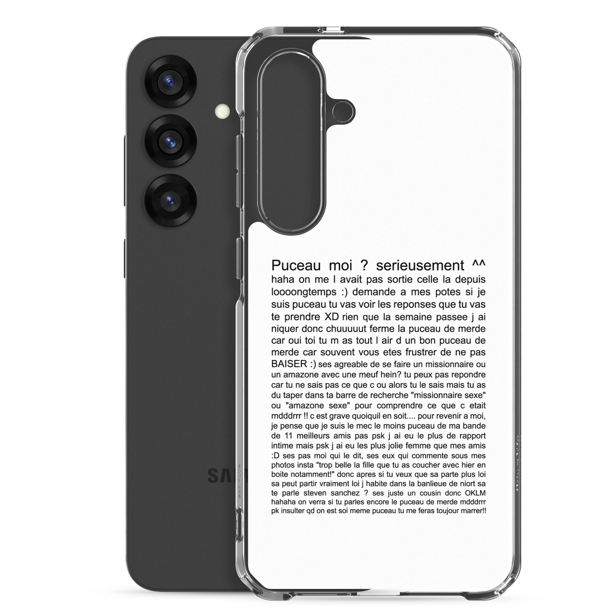 Coque Samsung Puceau moi on me l'avait pas sorti depuis longtemps - Sedurro