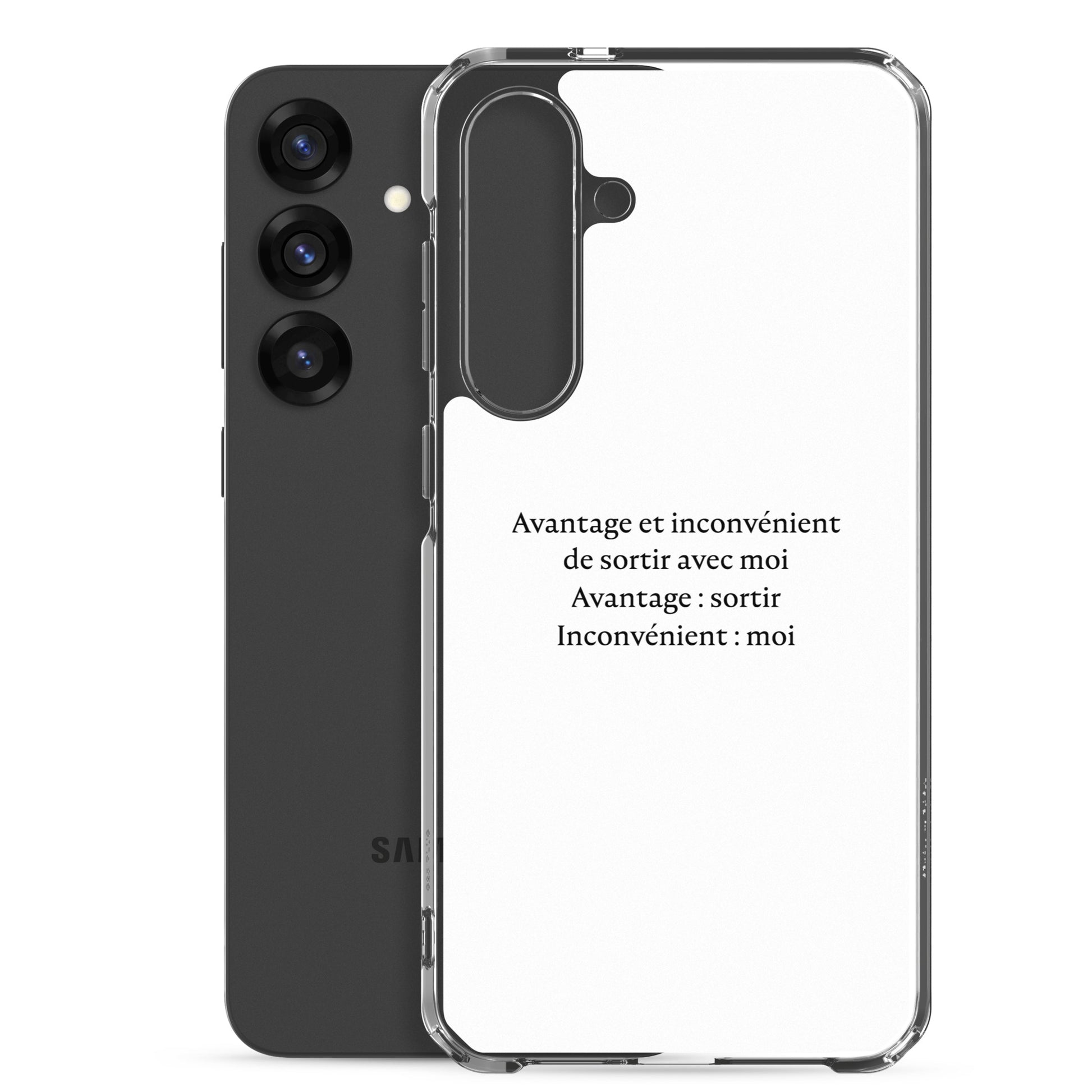 Coque Samsung Avantage et inconvénient de sortir avec moi - Sedurro