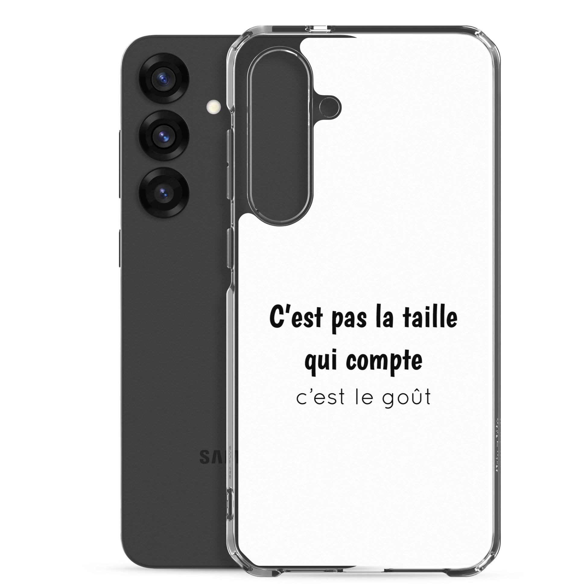 Coque Samsung C'est pas la taille qui compte c'est le goût - Sedurro