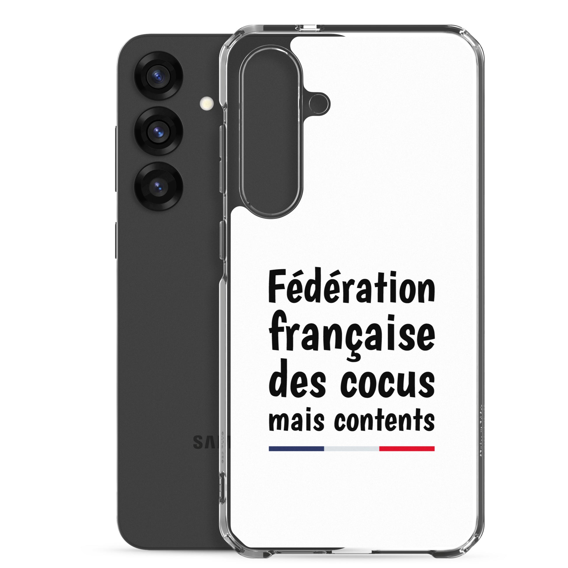 Coque Samsung Fédération française des cocus mais contents - Sedurro