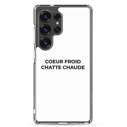 Coque Samsung Cœur froid chatte chaude - Sedurro
