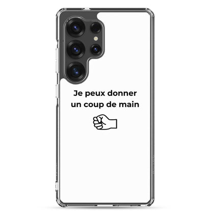 Coque Samsung Je peux donner un coup de main fist - Sedurro