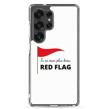 Coque Samsung Tu es mon plus beau red flag - Sedurro