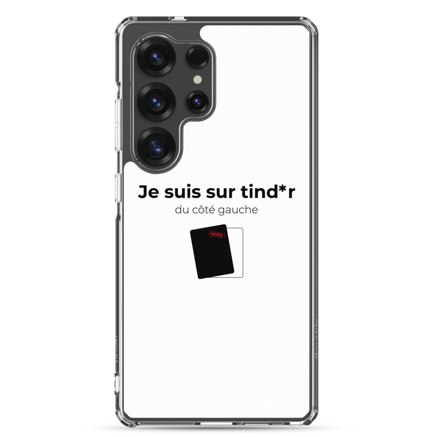 Coque Samsung Je suis sur tind*r du côté gauche - Sedurro