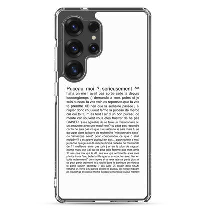 Coque Samsung Puceau moi on me l'avait pas sorti depuis longtemps - Sedurro