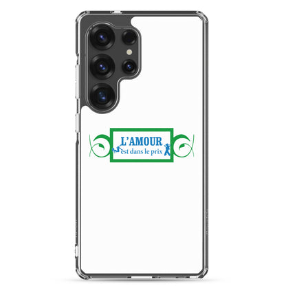 Coque Samsung L'amour est dans le prix - Sedurro