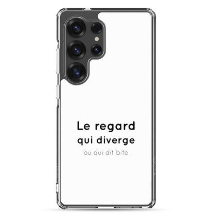 Coque Samsung Le regard qui diverge ou qui dit bite - Sedurro