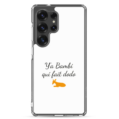 Coque Samsung Y'a bambi qui fait dodo - Sedurro