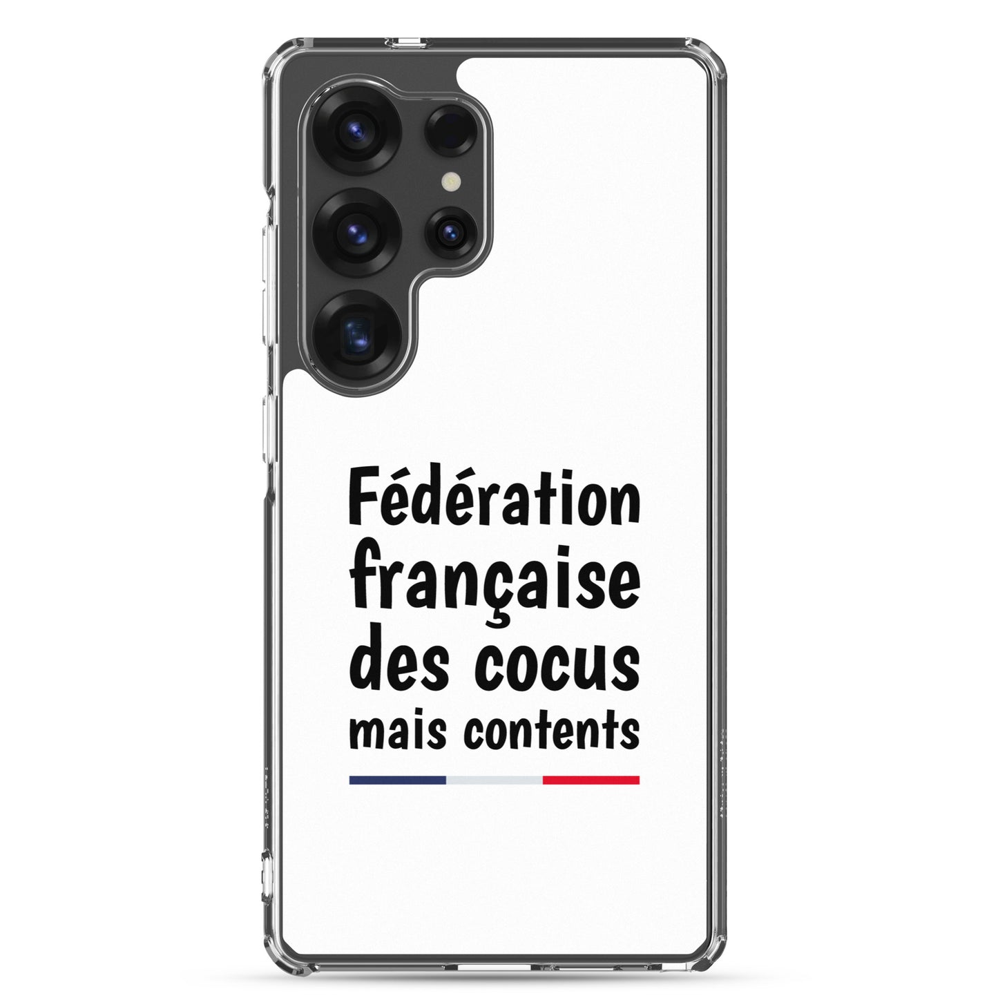 Coque Samsung Fédération française des cocus mais contents - Sedurro