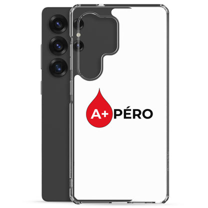 Coque Samsung Apéro groupe sanguin A+ - Sedurro