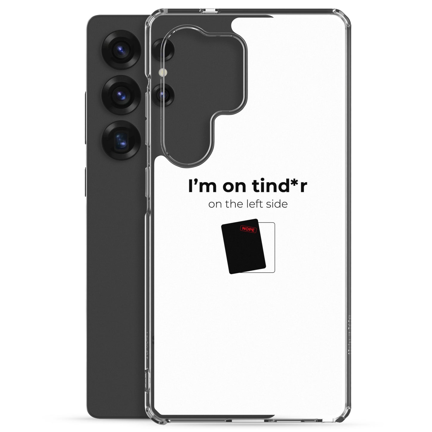Coque Samsung I'm on tind*r on the left side - Sedurro