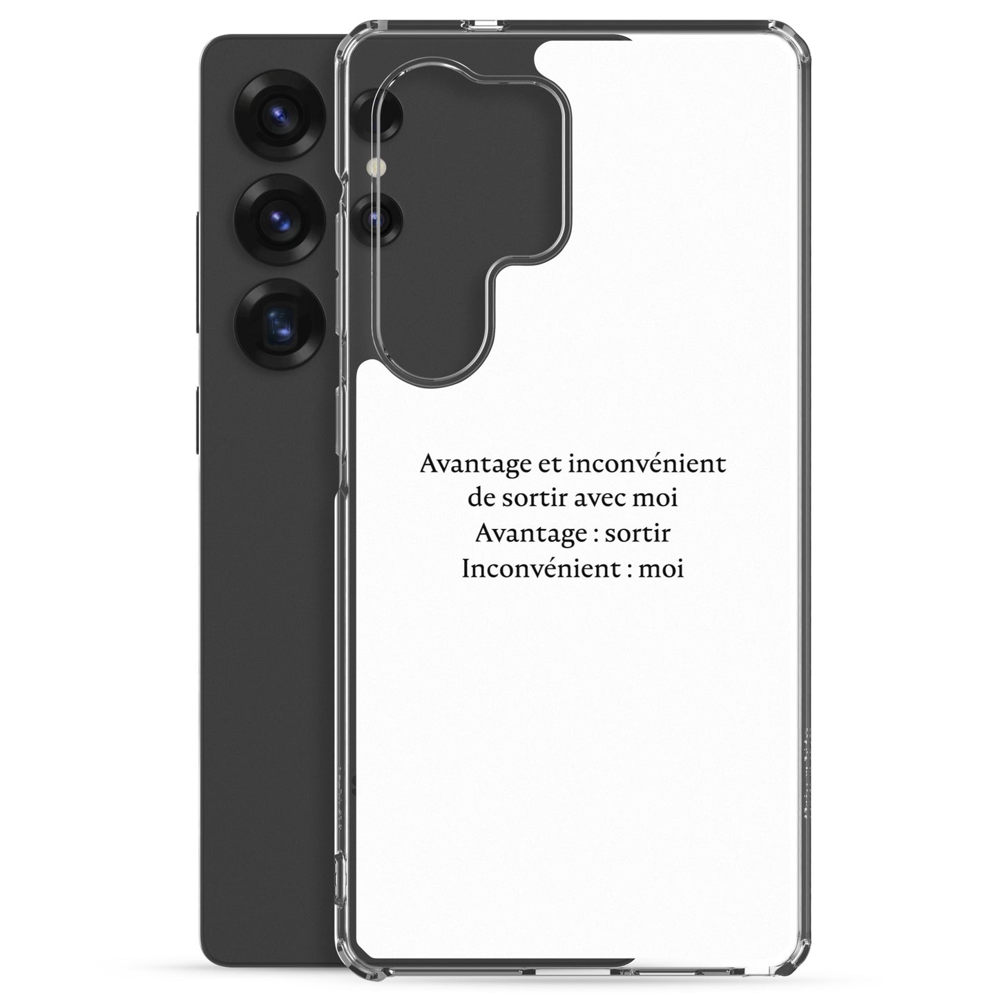 Coque Samsung Avantage et inconvénient de sortir avec moi - Sedurro