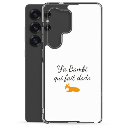 Coque Samsung Y'a bambi qui fait dodo - Sedurro
