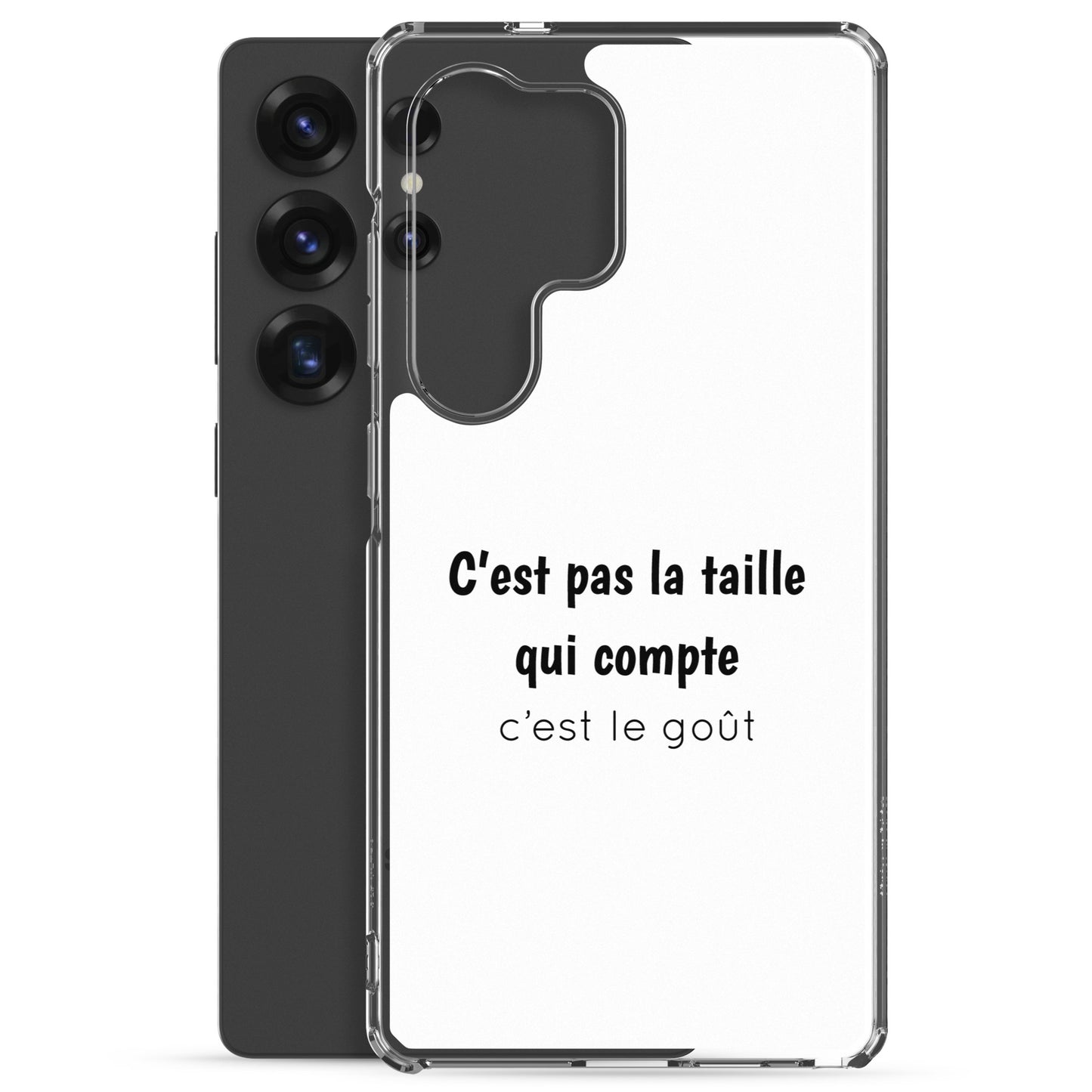 Coque Samsung C'est pas la taille qui compte c'est le goût - Sedurro