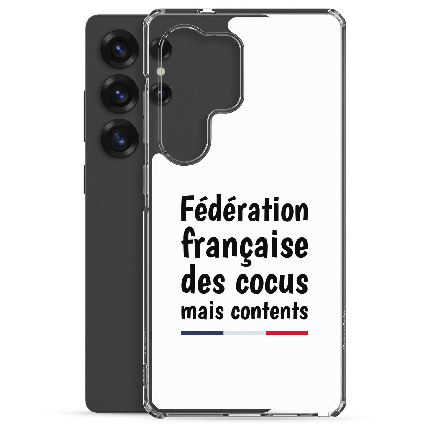 Coque Samsung Fédération française des cocus mais contents - Sedurro