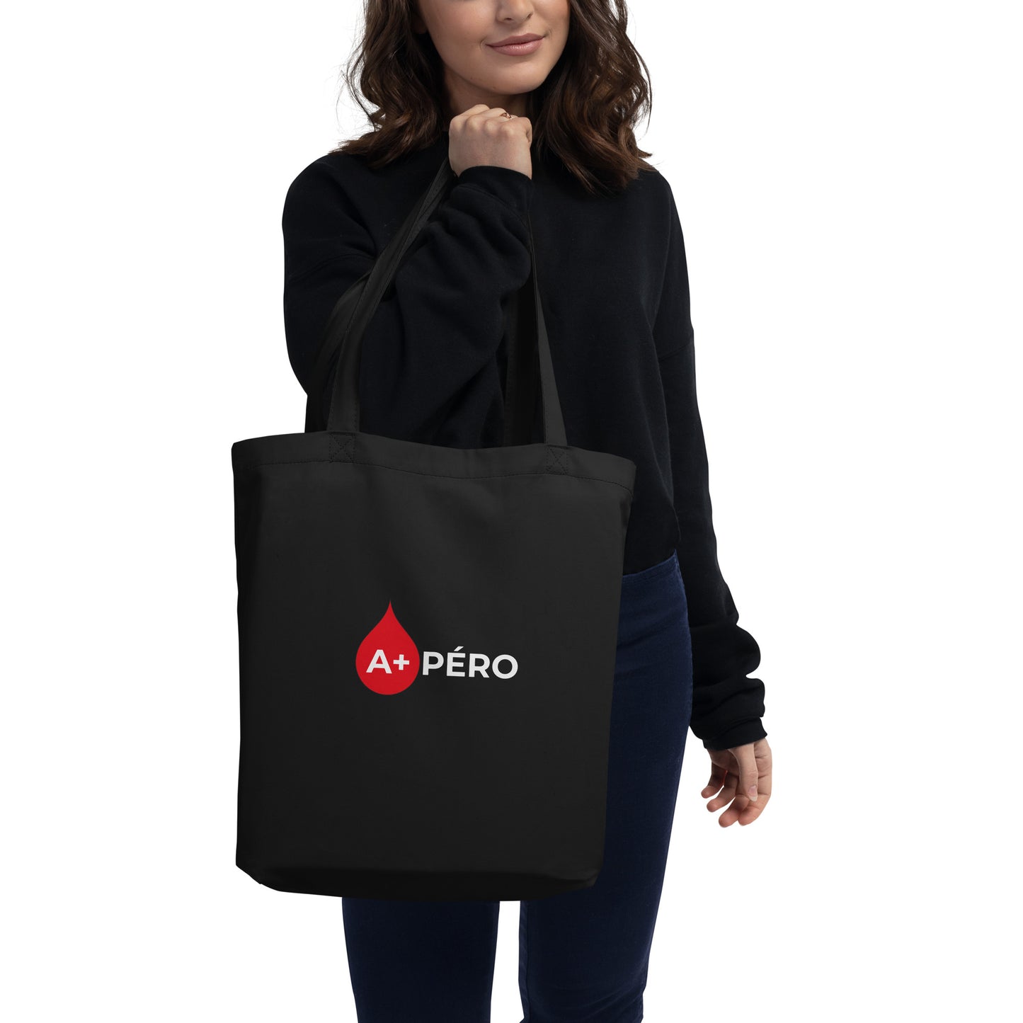Tote bag bio Apéro groupe sanguin A+ - Sedurro