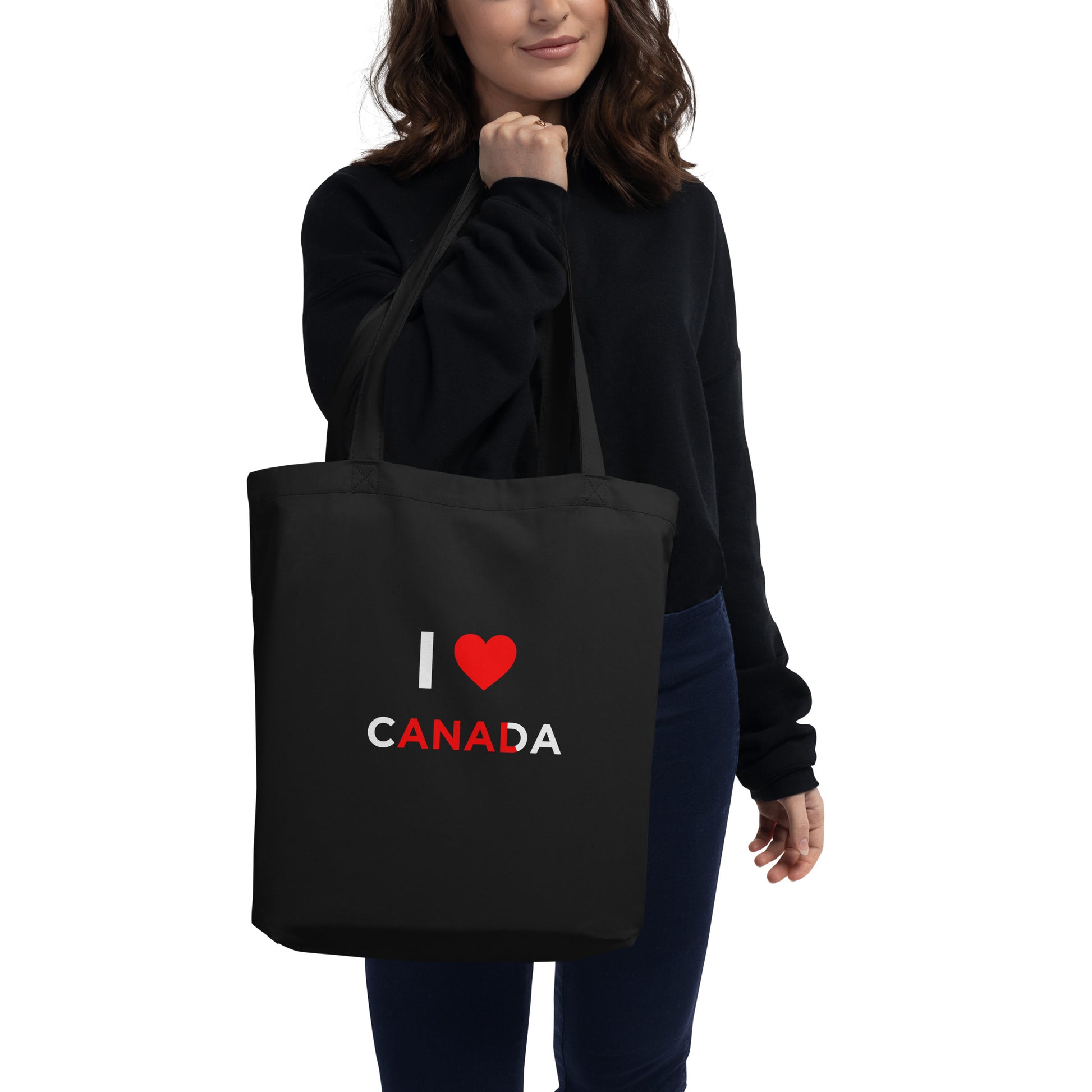 Tote bag bio I love Canada anal - Sedurro