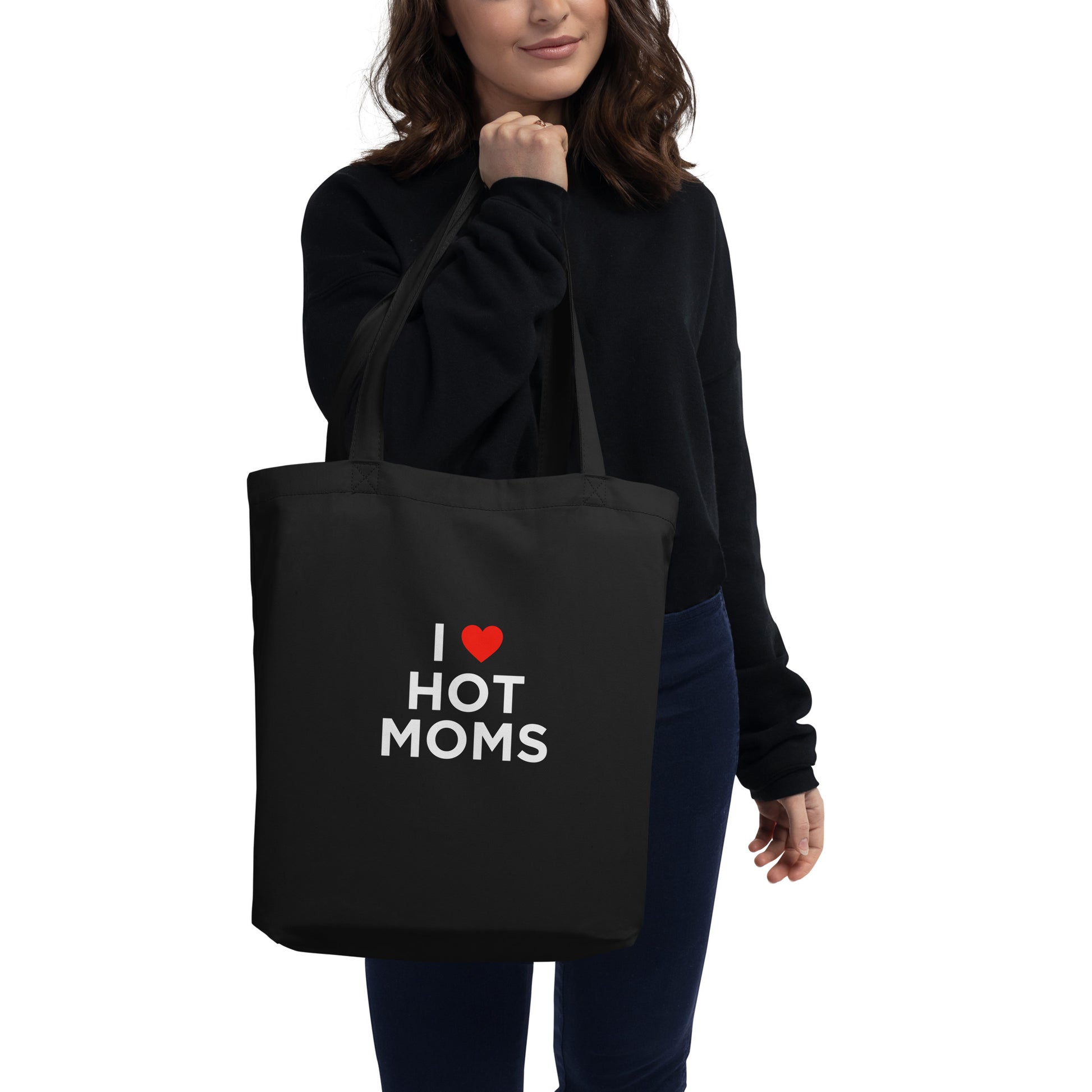 Tote bag bio I love hot moms - Sedurro