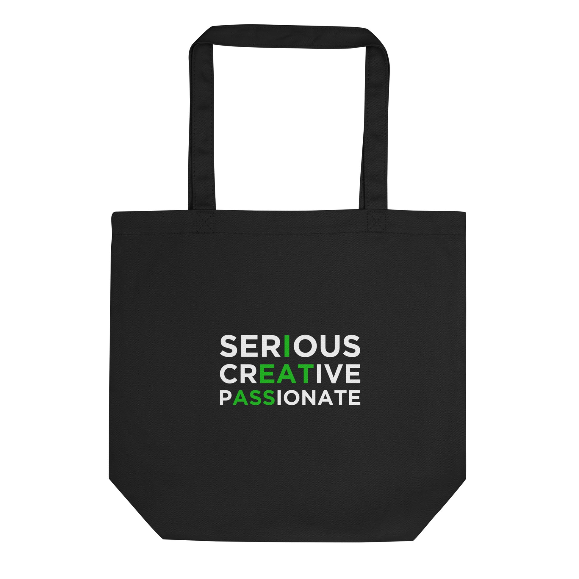 Tote bag bio Serious creative passionate - Sedurro