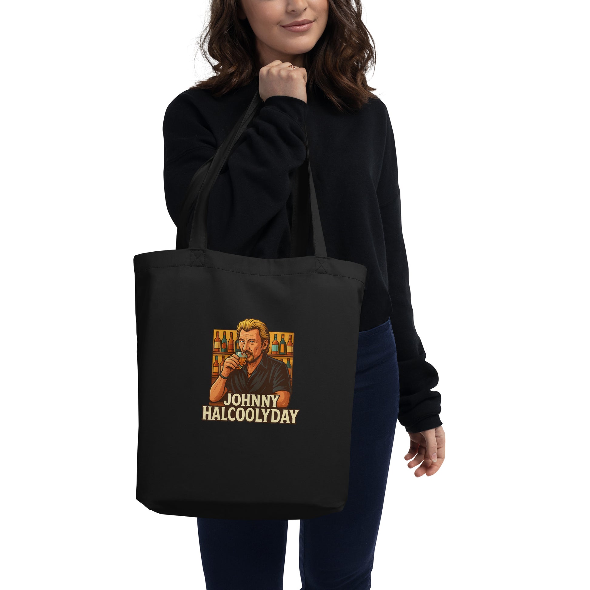 Tote bag bio Johnny Halcoolyday - Sedurro
