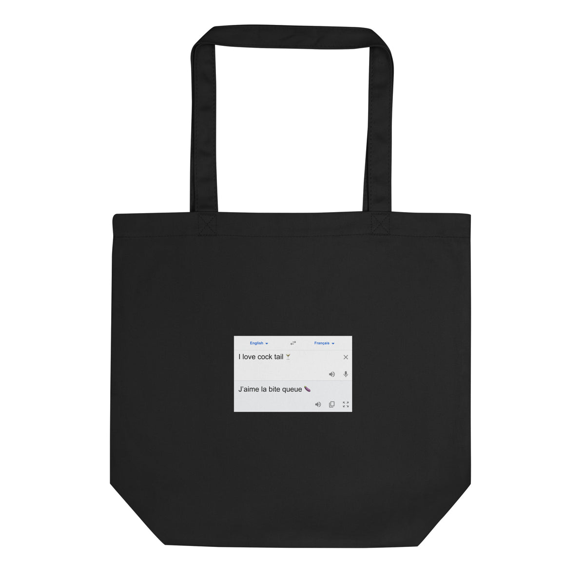 Tote bag bio Traduction cocktail - Sedurro