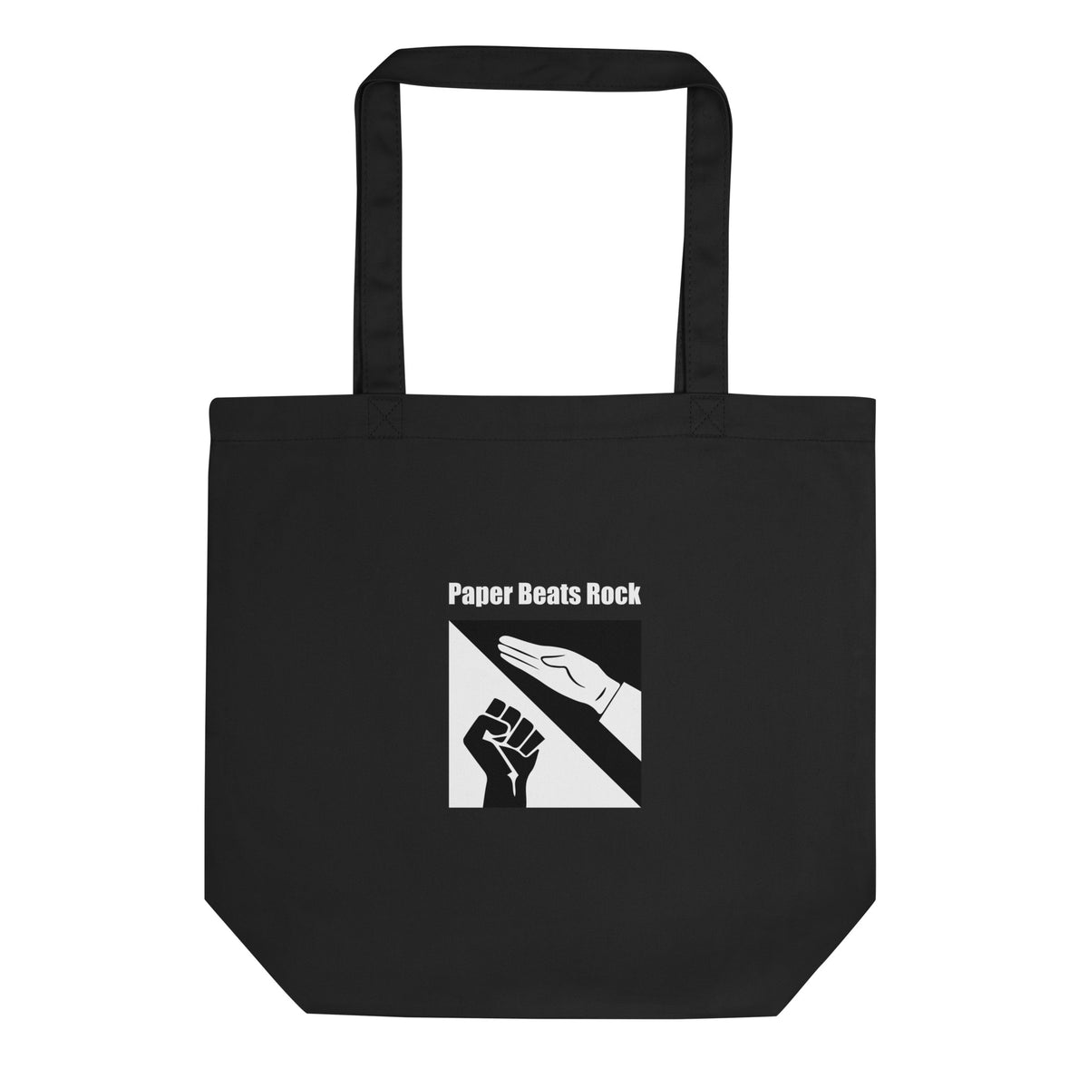 Tote bag bio Paper beats rock - Sedurro
