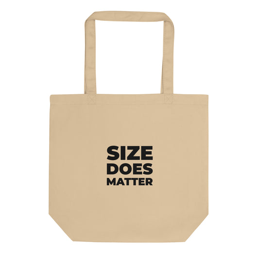 Tote bag bio Size does matter Oyster - Sedurro