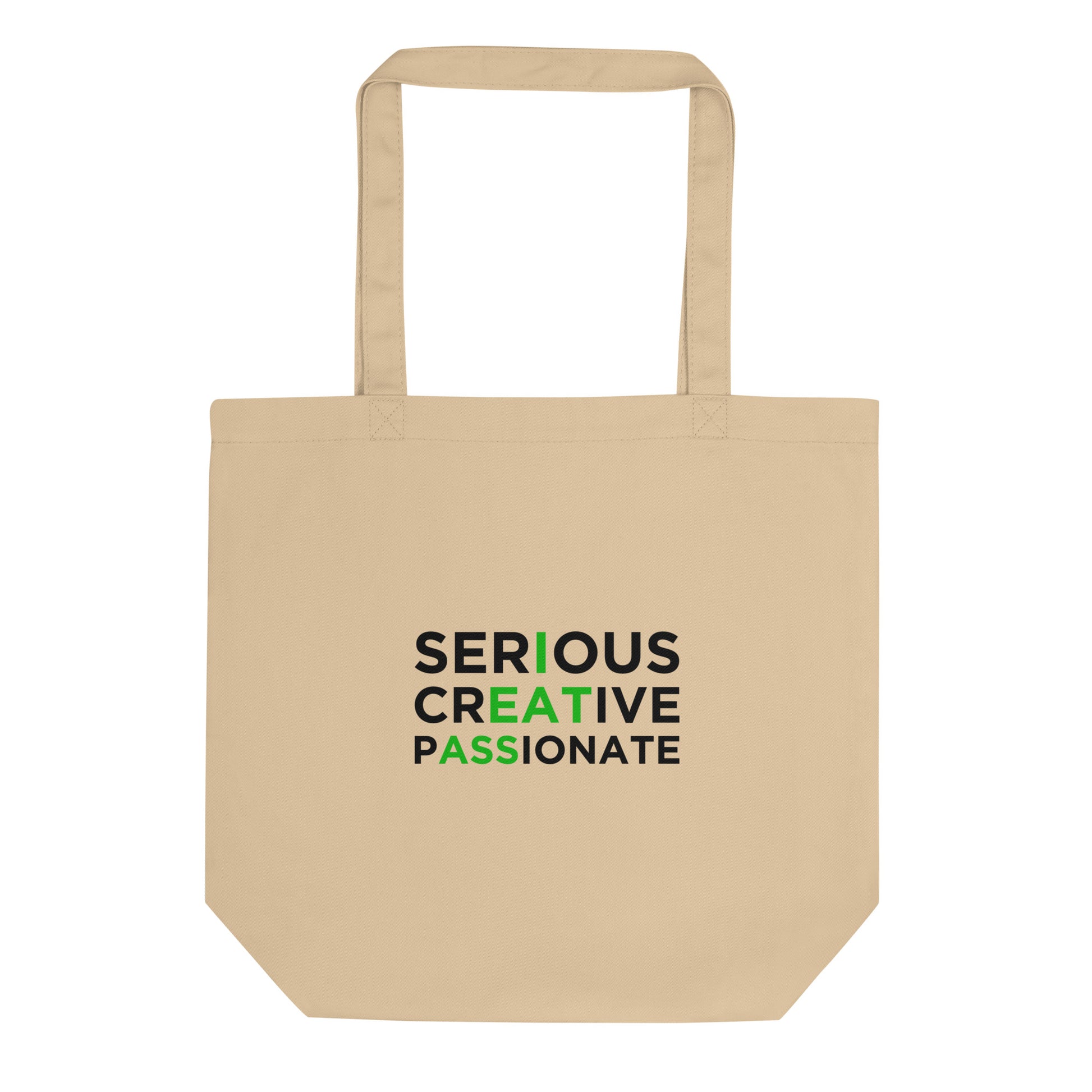 Tote bag bio Serious creative passionate - Sedurro
